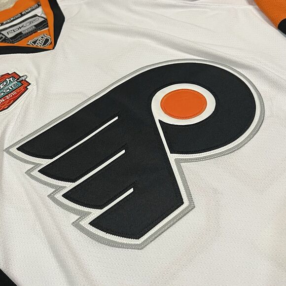 Daniel Brière Philadelphia Flyers 2010 Winter Classic NHL Jersey White S 54 NWT! - Picture 2 of 11